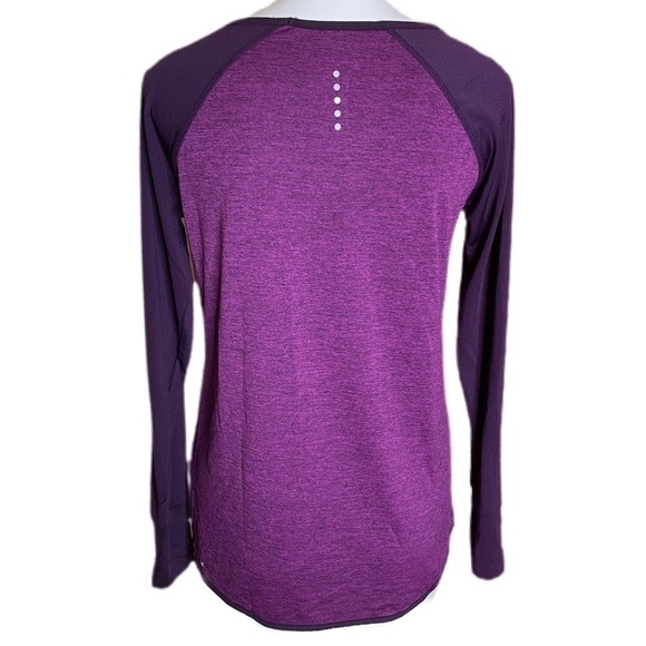 Reebok Speedwick Long Sleeve Breathable Top Purple - Picture 4 of 8